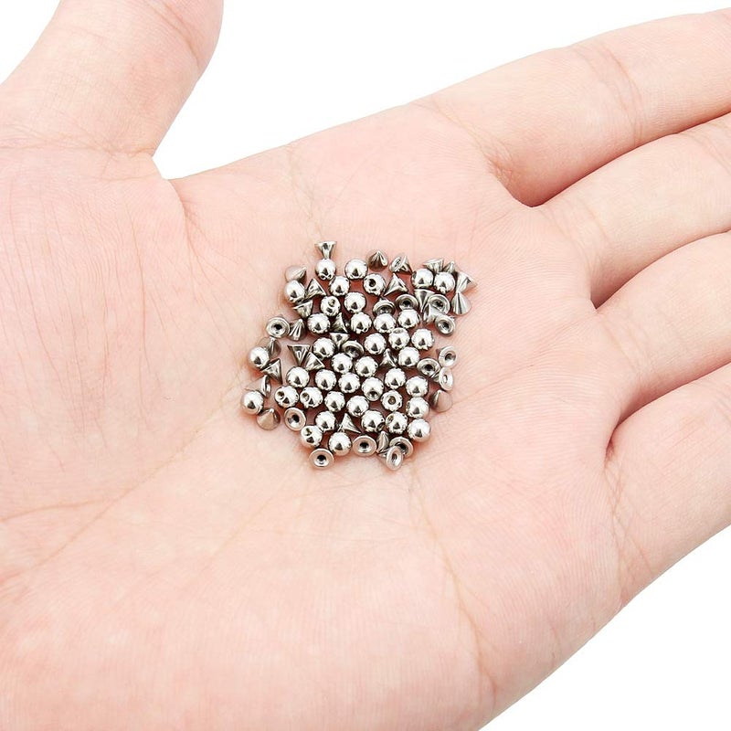 Ftovosyo 80Pcs 316L Surgical Steel Externally Threaded Replacement Balls Spikes Piercing Barbell Parts for Body Jewelry 16G 3mm - Image 3